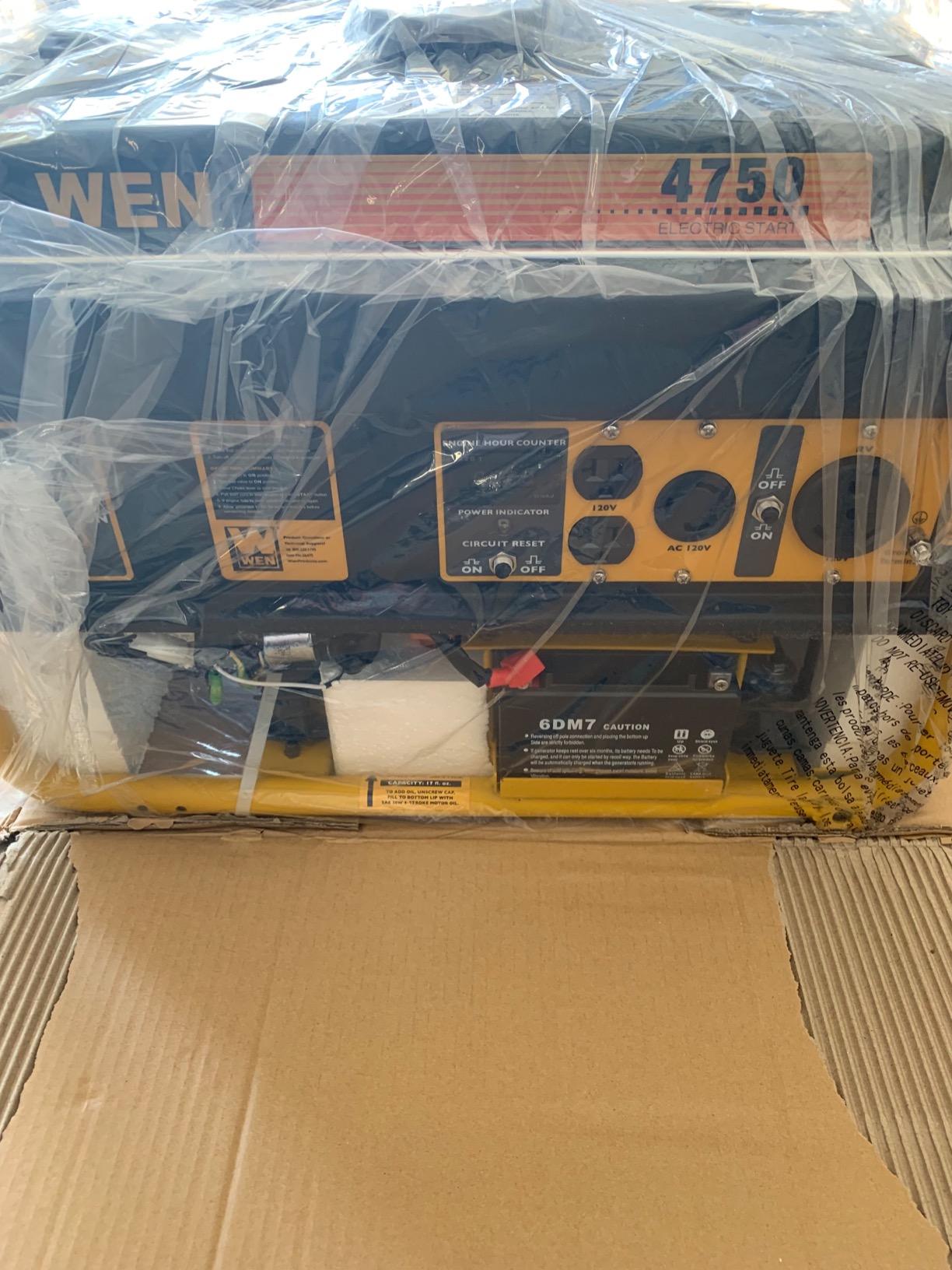 37/mo Finance WEN 56475 4750Watt Portable Generator with Electric