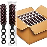 HOFASON 100 Pcs Bulk Hair Brushes for Homeless Supplies, Individually Wrapped Disposable Hair Brushes Nylon Bristles Detangling Hair Brush for Women Hotel Nursing Charity
