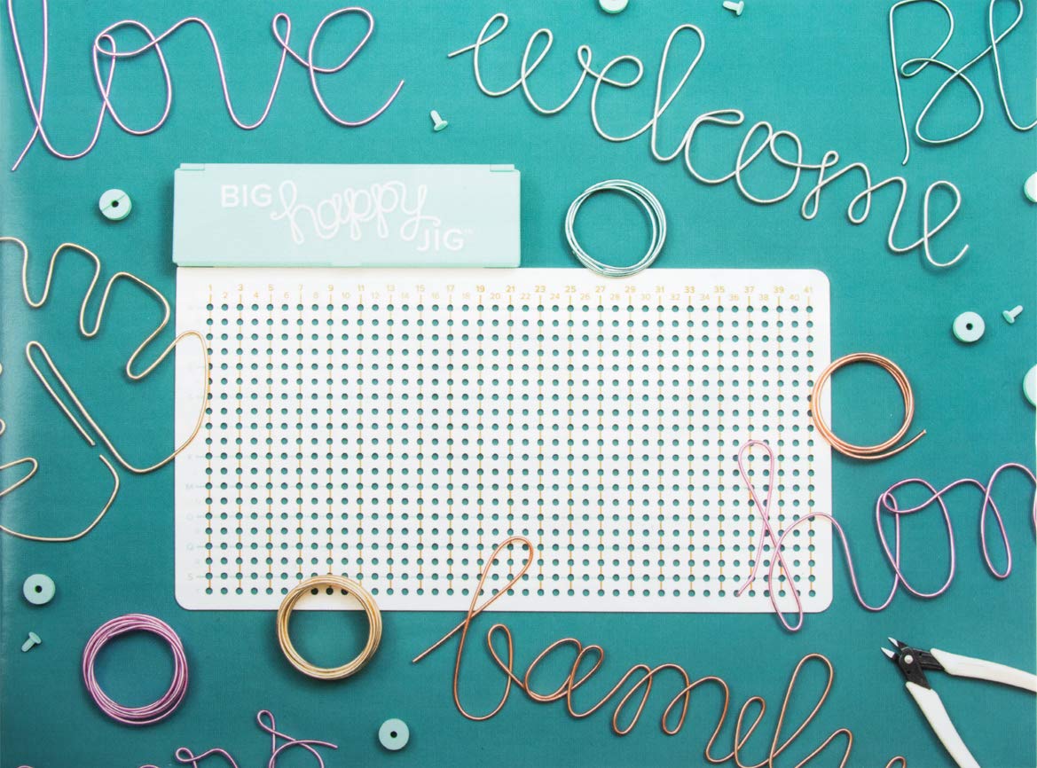 Rayher 50113000 Big Happy Jig-Wire-Bend.Plug-in Board, 59-Part, tab-Blister 1Set