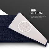 KEPLIN Non-Slip Bath Mat Navy Microfibre Quick Dry Machine Washable view 5