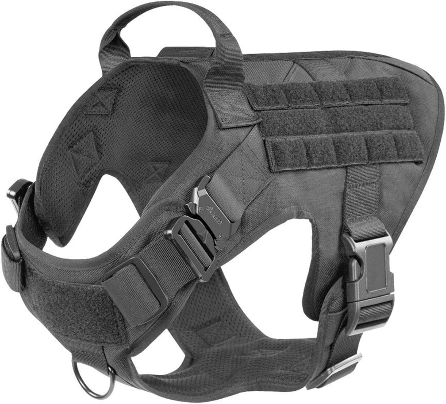 ZRDY Military Tactical Dog Modular Harness With No Pull Front Clip Law