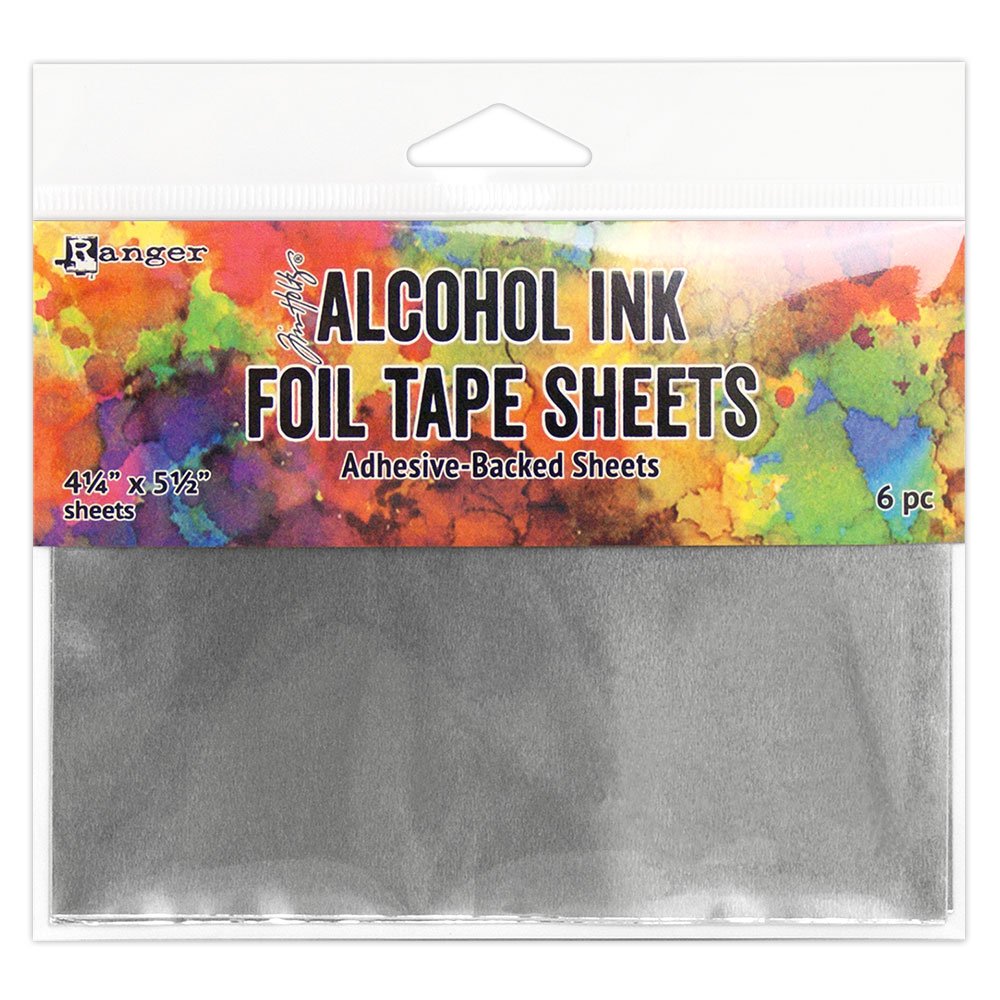 Ranger Alcohol Ink Foil Tape Sheets, Metal Silver, 13.9 x 14.9 x 0.2 cm, Grey, TAC58533