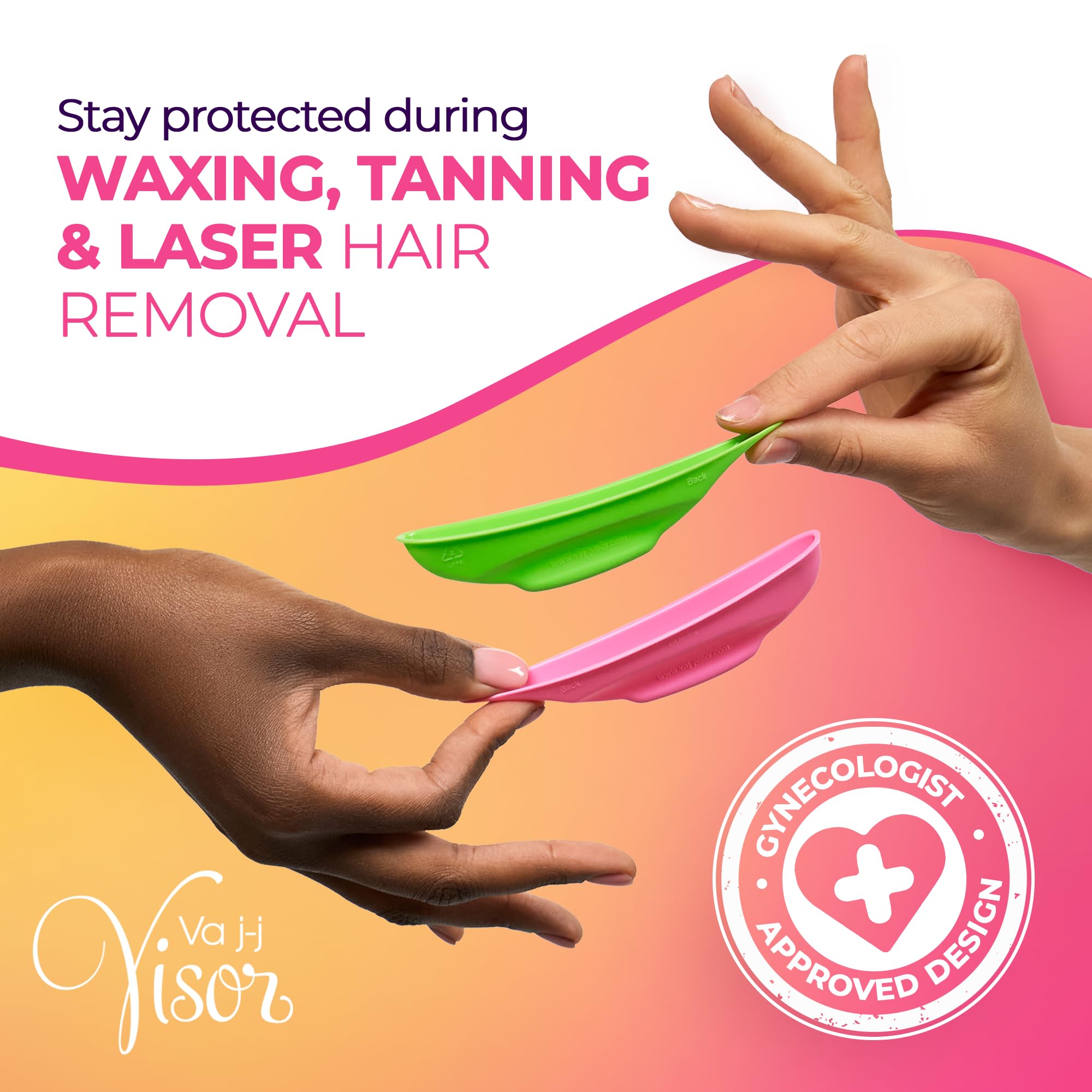 Women’s Intimate Area Protection Shield Brazilian Waxing, Laser Hair Removal, Modesty Protection, Depilation Pink Single Pack