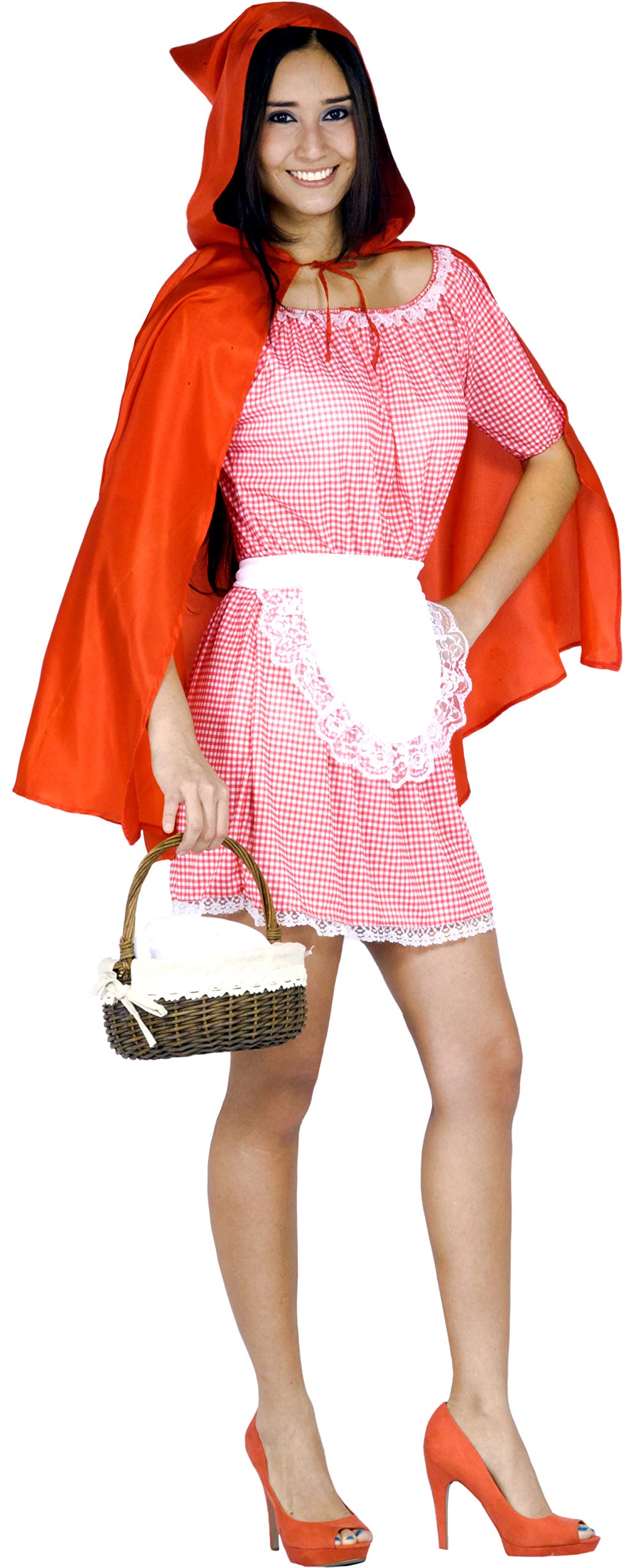 Ciao 62050 Riding Hood Red Costume Woman (One Size Adult)