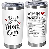 TEEZWONDER Birthday Gifts for Mom - 20 oz Stainless Steel Insulated Coffee Tumbler with Lid - Mothers Birthday Gifts from Daughter Son, Mothers in Law, Mama, Grandma, Tumblers for Women