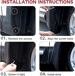 YLOXFW Car Mudguard Mud Flaps for T-oy-OTA Innova