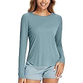 BALEAF Women's Sun Shirts UPF 50+ Long Sleeve Hiking Tops Lightweight Quick Dry UV Protection Outdoor Clothing