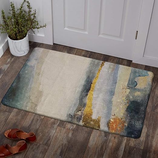 Amazon Com Lahome Modern Abstract Area Rug 2 X 3 Non Slip Distressed Area Rug Small Accent Throw Rugs Floor Carpet For Door Mat Entryway Living Room Bedrooms Laundry Room Decor 2 X 3