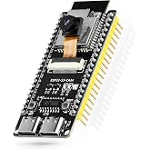 ESP32-S3-CAM Development Board with OV3660 Camera, 16MB Flash 8MB PSRAM ESP32-S3-WROOM N16R8 Module with Dual USB-C WiFi BT MCU Microcontroller for IoT, MicroPython,DIY Projects and AI Project
