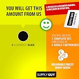 Supply Guy 5x Black Ink Cartridges for Brother LC-1240 LC-1220 DCP-J525W view 3