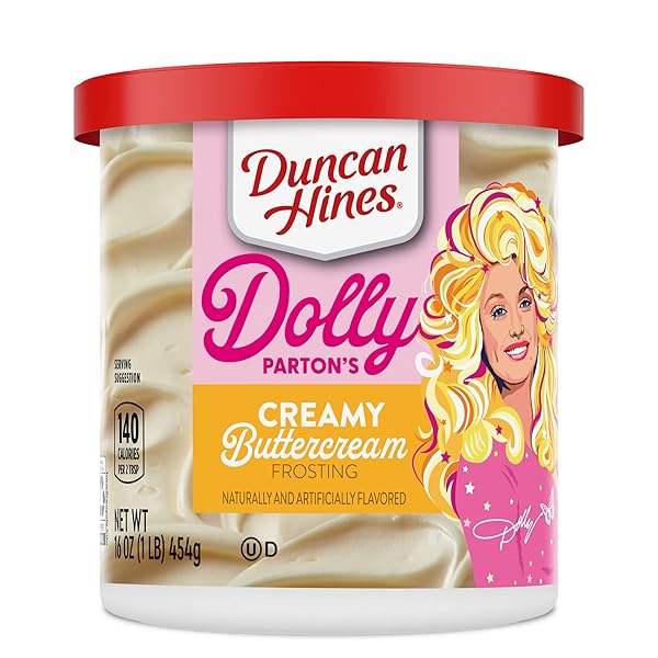 DUNCAN HINES DOLLY PARTON’S FAVORITE CREAMY BUTTERCREAM FLAVORED...