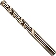 BOSCH CO2159B 1-Piece 1/2 In. x 6 In. Cobalt M42 Metal Drill Bit with Three-Flat Shank for Drilling Applications in Stainless Steel, Cast Iron, Titanium, Light-Gauge Metal, Aluminum