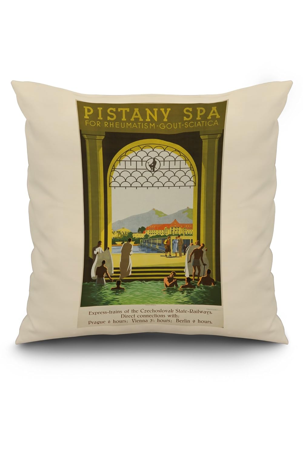Amazon Com Pistany Spa Vintage Poster Artist Hempel 20x20