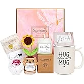 Get Well Gifts for Women,Care Package After Surgery,Feel Better Thinking Of You Cheer Up Gifts for Sick Friends, Sending Unique Sunflower Gifts for Women