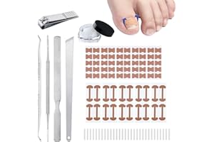 Ingrown Toenail Corrector Set,Breathable Ingrown Toenail Strips,Ingrowing Toenail Curved Toenails Corrector Patch With Painle