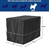 MidWest Homes for Pets Medium Dog Crate Cover Black Polyester Privacy Kennel 76 view 5