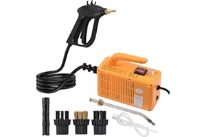 DECDEAL Steam Cleaner, High Temperature Pressurized Handheld Self-control Steam Cleaning Machine With Extension Tube Brush Heads