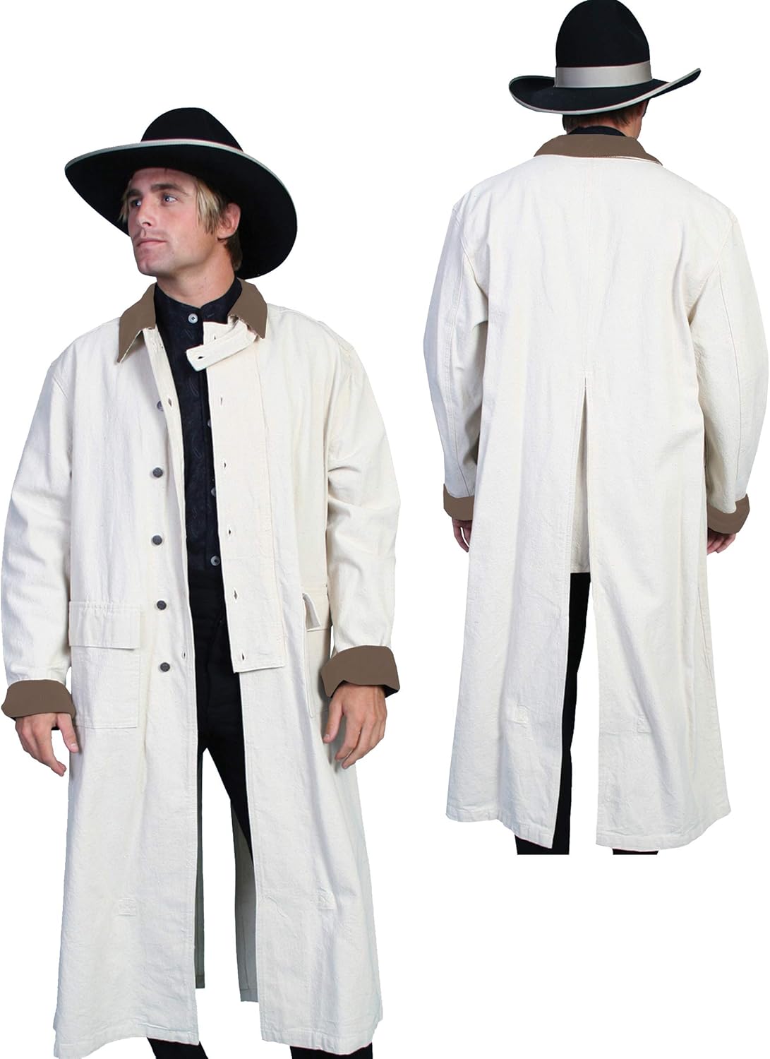 canvas duster coat