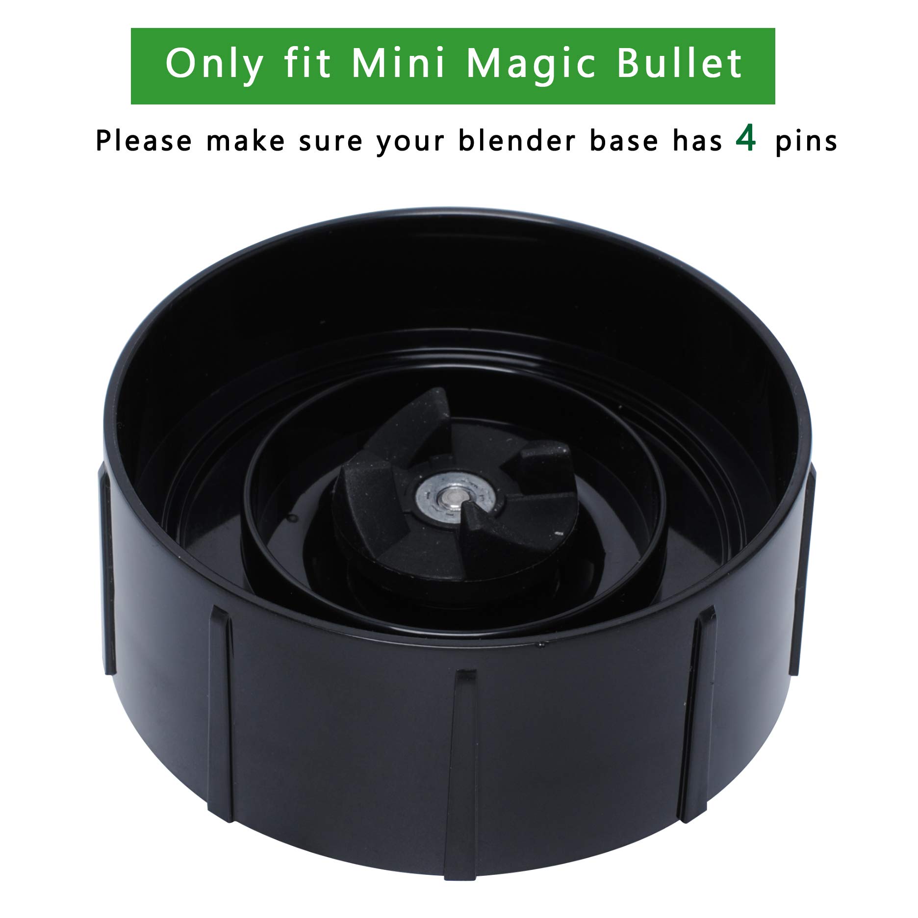 Replacement Part Compatible with Magic Bullet Mini Blender,Spare Cross Blade Compatible with Magic Bullet Mini Juicer, Mixer and Food Processor