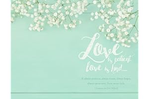 WARNER PRESS Standard Bulletin 11 - Wedding - Love is patient, love is kind. (Pack of 100)