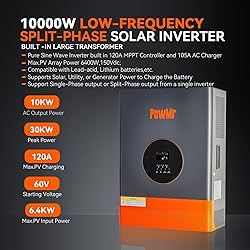 PowMr 10000W Split Phase Solar Inverter 48V to