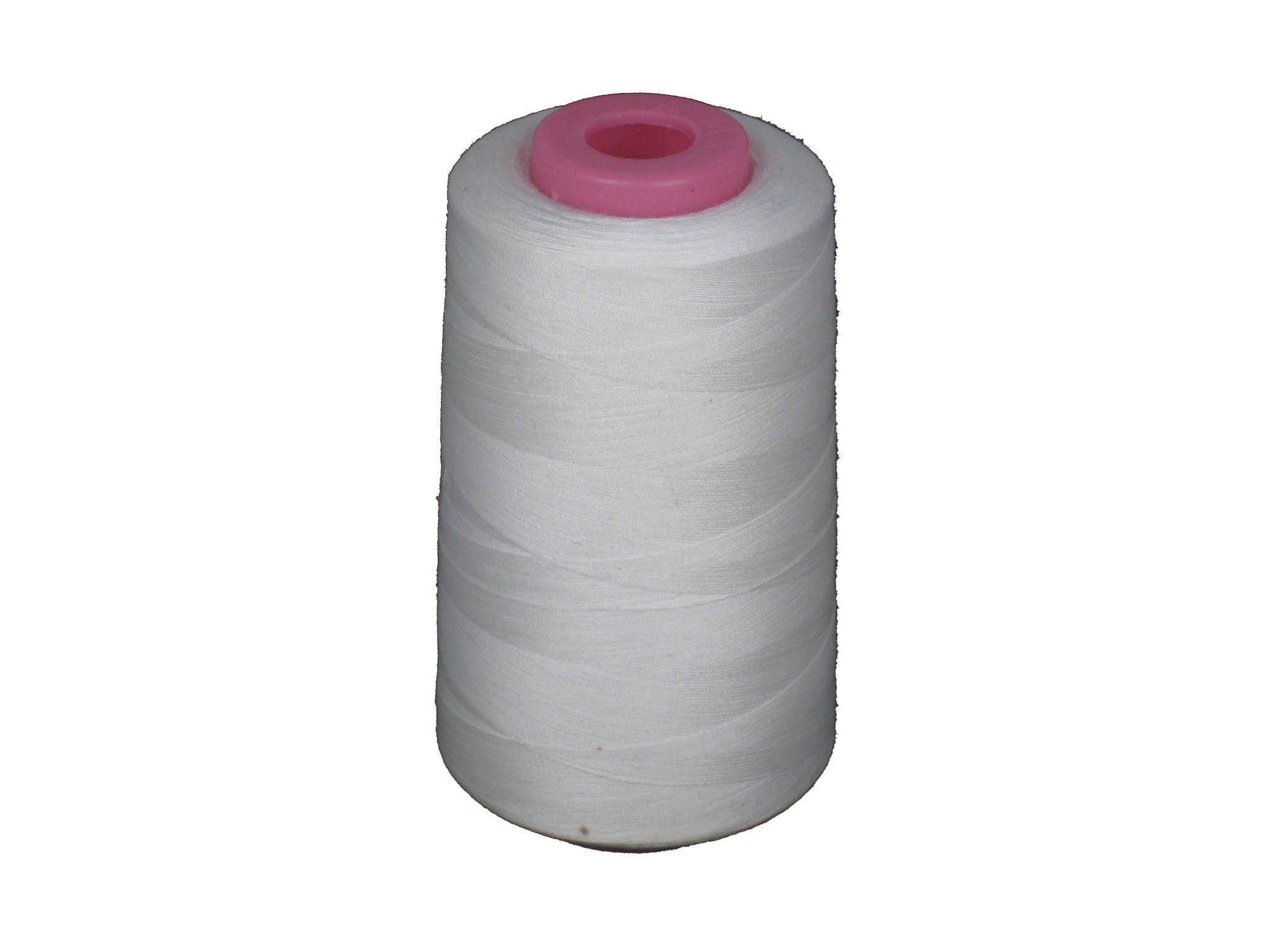 LA Linen 100% Polyester Cone Serger Thread, 6000-Yard, Ivory (A018), 10.16 x 6 x 6 cm