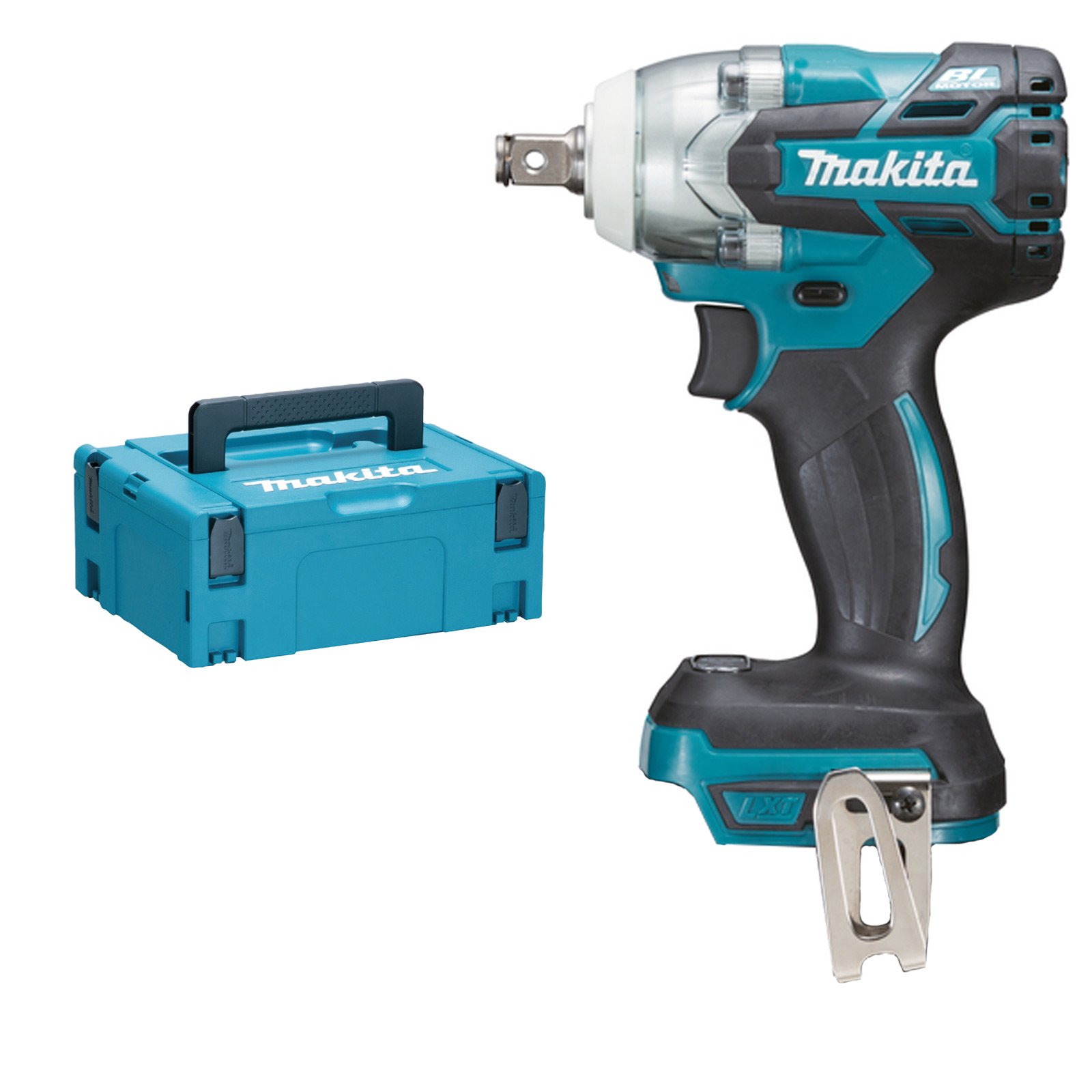 Makita DTW285ZJ - Avvitatore a impatto Brushless 18 V Li-Ion 280 Nm + scatola Makpac