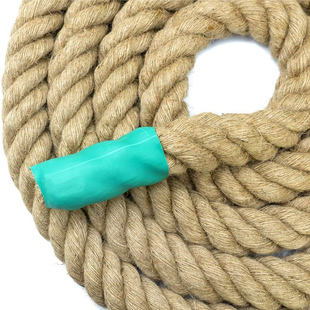 Aoneky Natural Jute Rope, 14/16/20/25/30/40/50mm Heavy Duty Twisted Hemp Rope for Crafts Nautical Cat Scratching Post - Image 5