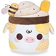 Cuddle Barn PlushGoals - Honeycomb Mooshake Super Soft Kawaii Cute Dessert Drink Collectible Plush Toy, 11 inches