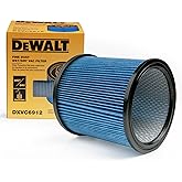 DEWALT HEPA Vacuum Filter Replacement DXVC6912, Fit for 6-16 Gallon Wet Dry Vacuum Cleaner, Compatible with DXV06P, DXV09P, D