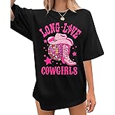 Cowgirl Western Shirt for Women Country Music T-Shirts Retro Country Cowboy Short Sleeve Outfits Black