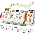 Alphabet Talking Flash Cards for Kids 3+ Years Old, Spelling Games, Teach Kids ABC Letters & Words, Montessori Learning Toys, Combine Words Based on Pictures, for Preschool Boys Girls