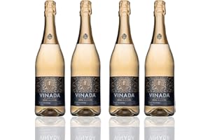 VINADA - Crispy Chardonnay - Zero Alcohol Wine - 750 ml (4 Glass Bottles)