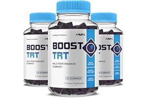 HAVAH (3 Pack) Boost TRT Maximum Strength Performance Gummies BoostTRT Gummy Supplement, Boost TRT Maximum Strength Advanced Shilajit Multivitamin Supplement, BoostTRT Health Gomitas (3 Month Supply)