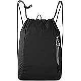 Drawstring Backpack Gym Cinch Bag - Gym Sport Sack Pack for Women and Men with Waterproof and Foldable