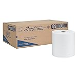 Kimberly-Clark Scott 02000 High Capacity Hard Roll Towel, 8" Width x 950' Length, 1.75" Core Size, White (Case of 6)