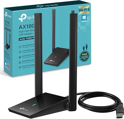 TP-Link Archer TX20U Plus WiFi 6 USB Adapter AX1800 Dual Antennas USB 3.0