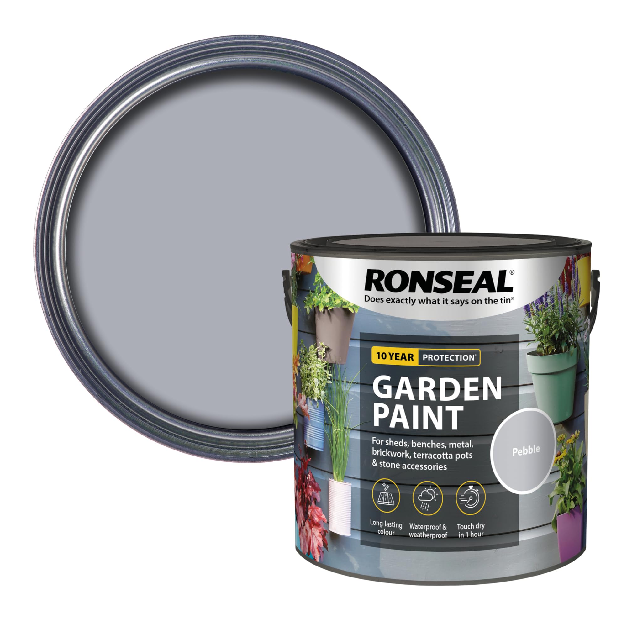 RONSEAL GARDEN PAINT PEBBLE 2.5L [38510]