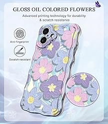 Avocase for iPhone 16 Case, Colorful Oil Painting