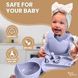 Yum Yum's Baby Weaning Set 10-Piece Complete Feeding Kit Lavender view 3