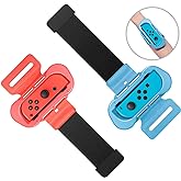 Wrist Bands for Just Dance 2026 2025 2024 2023 2022 2021 2020 & Zumba Burn It Up, 2 Pack Adjustable Elastic Straps for Switch