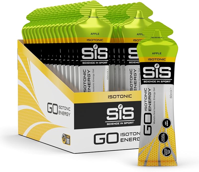 Science in Sport GO Isotonic Energy Gel Apple 60 ml Box of 30 Vegan