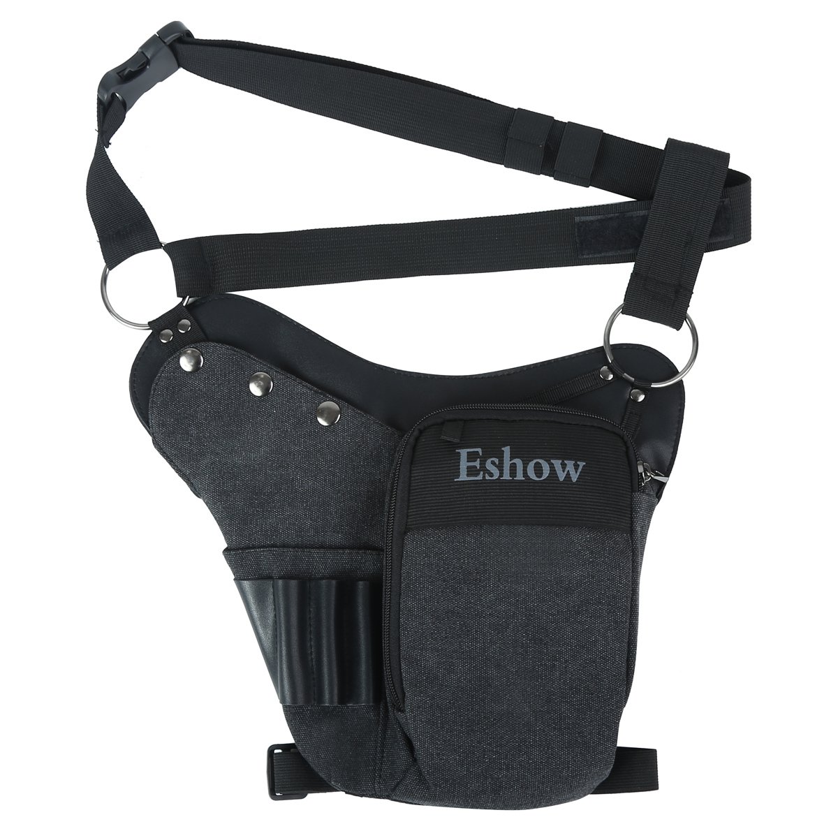Eshow Men's Drop Leg Pouch Tools Bags Tactical Leg Bag Purse Fanny Pack