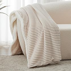 Sherpa Throw Blanket for Couch - Super Soft