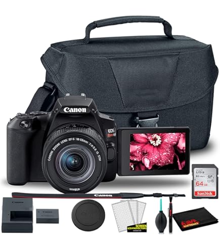 Amazon.com : Canon EOS 250D / Rebel SL3 DSLR Camera with 18-55mm