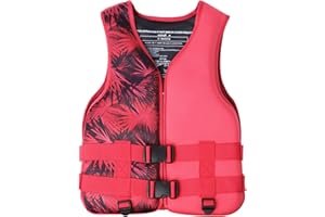 NJBZDA Kayak Life Jacket Vest, Swimming Vest for Adult/Kids Portable Breathable Water Sports Vest for Fishing Surfing Sailing