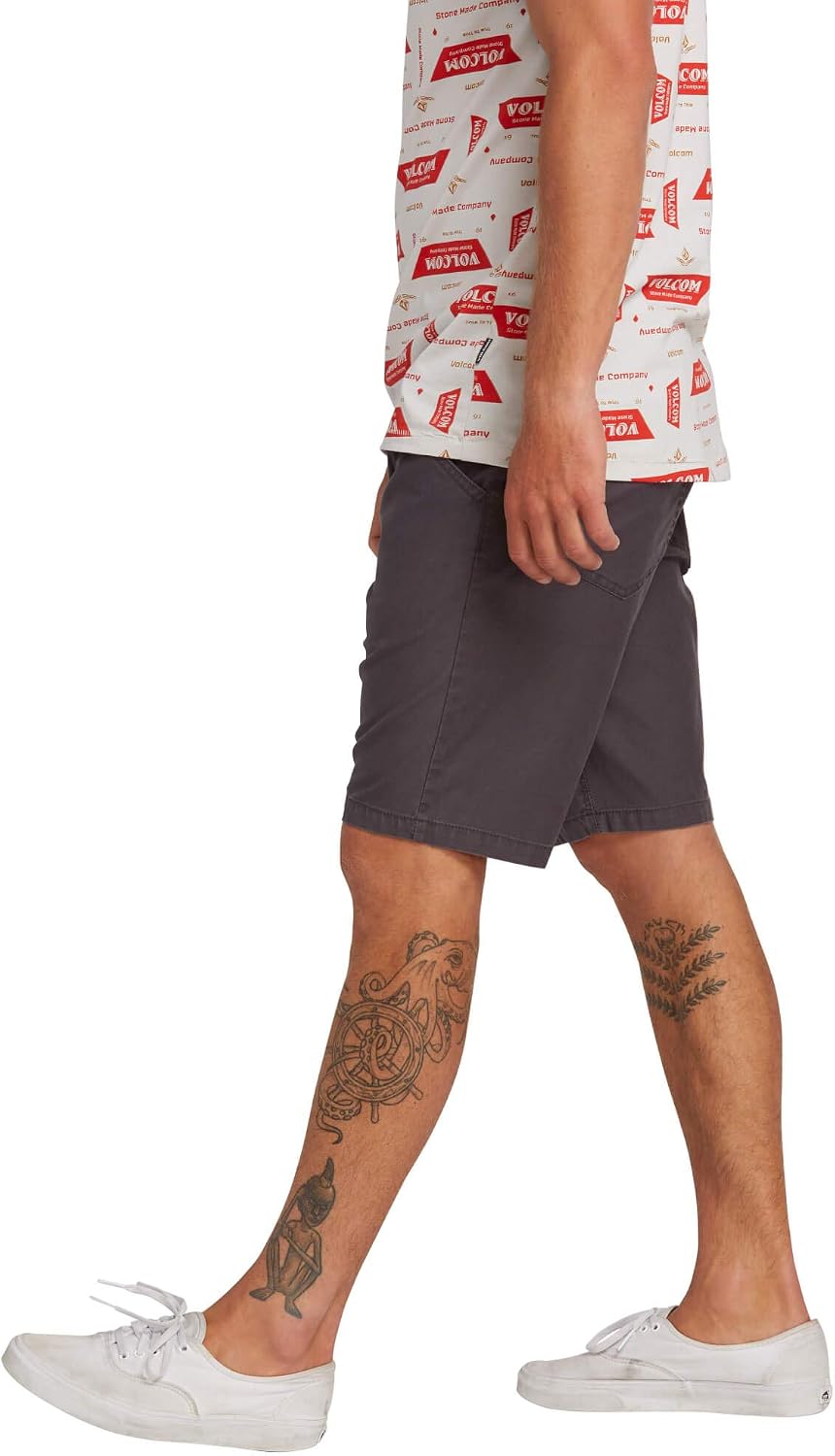 Volcom Mens Riser Relaxed Fit 20 Short 