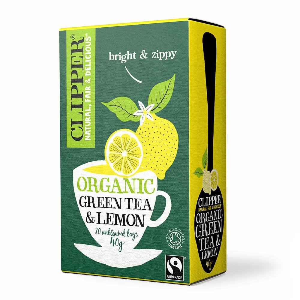 Clipper Organic Green Tea with Lemon - 1 x 20 bags