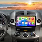 4G+64G Android Car Radio Stereo for Toyota RAV4 2007-2012 | Support Wireless Carplay&amp;Android Auto,Bluetooth/Voice Control/GPS/5G WiFi/Back-up Camera/SWC/FM Radio, 9 Inch Touch Screen