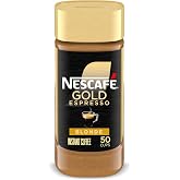 NESCAF&Eacute; Gold Espresso Blonde Instant Coffee, 3.5 oz Jar | Blonde roast instant espresso; single 3.5 oz (100 g) jar